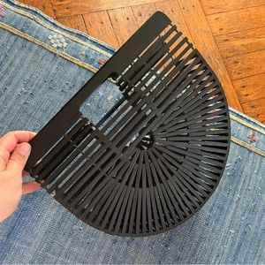 Bamboo Half moon bag